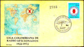 COLOMBIA  - 50º Aniversario LCRA  - 19 Mayo 1973